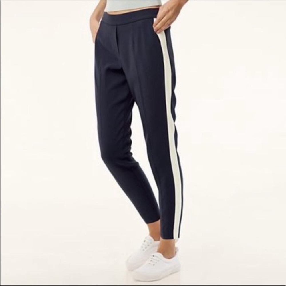 Aritzia Babaton Conan Racing Stripe Pants